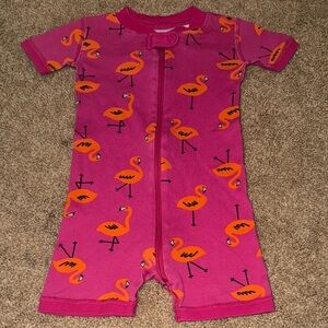 Hanna Andersson Pink Flamingo Kids One Piece